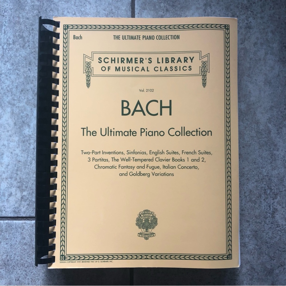 Bach The Ultimate Piano Collection Book